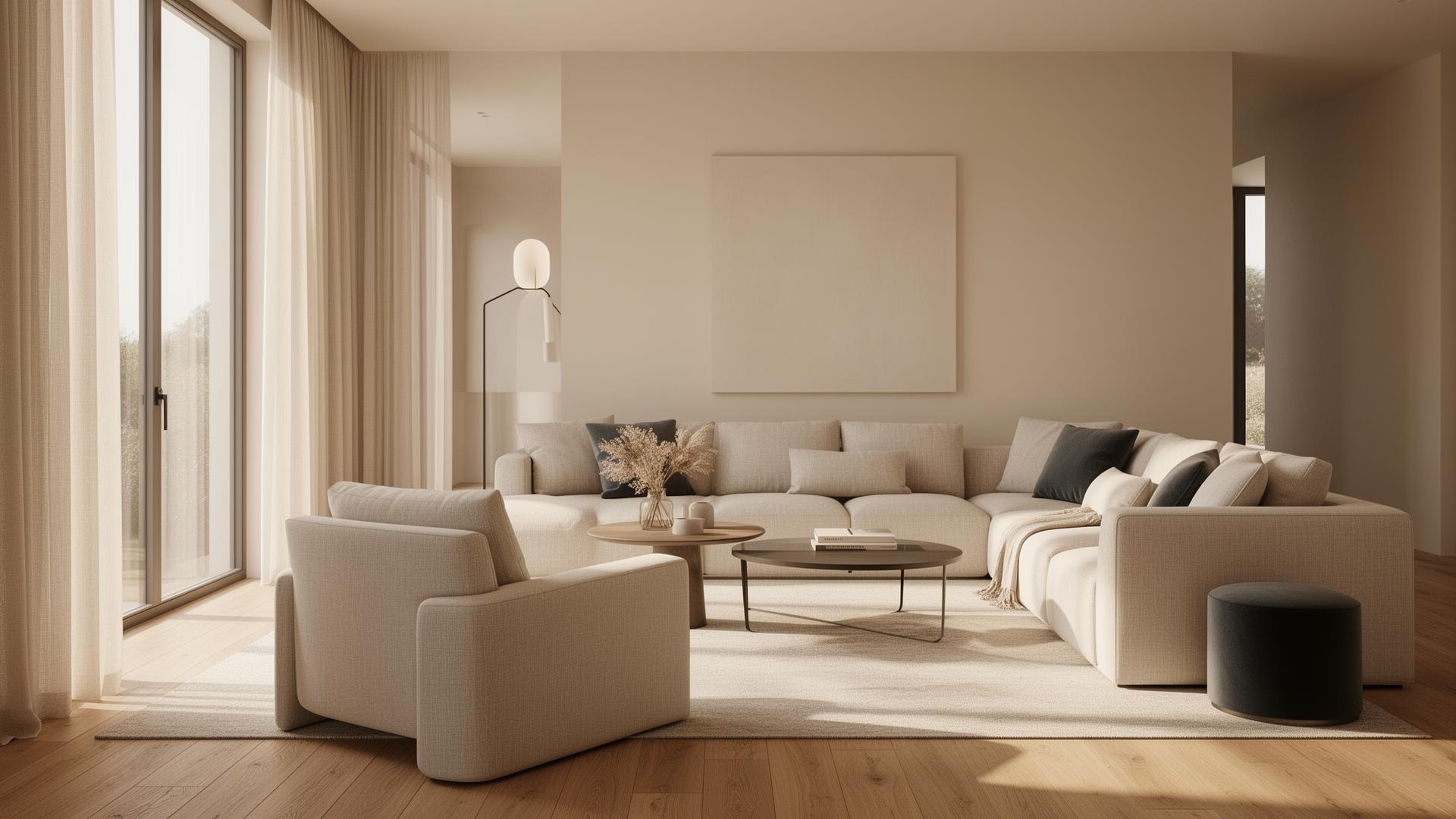 Modern living room interior