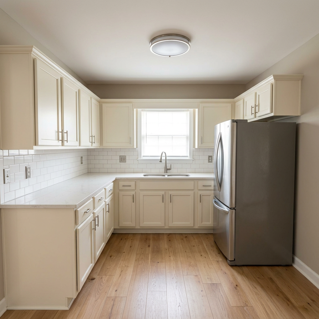 Suburban Kitchen after AI redesign